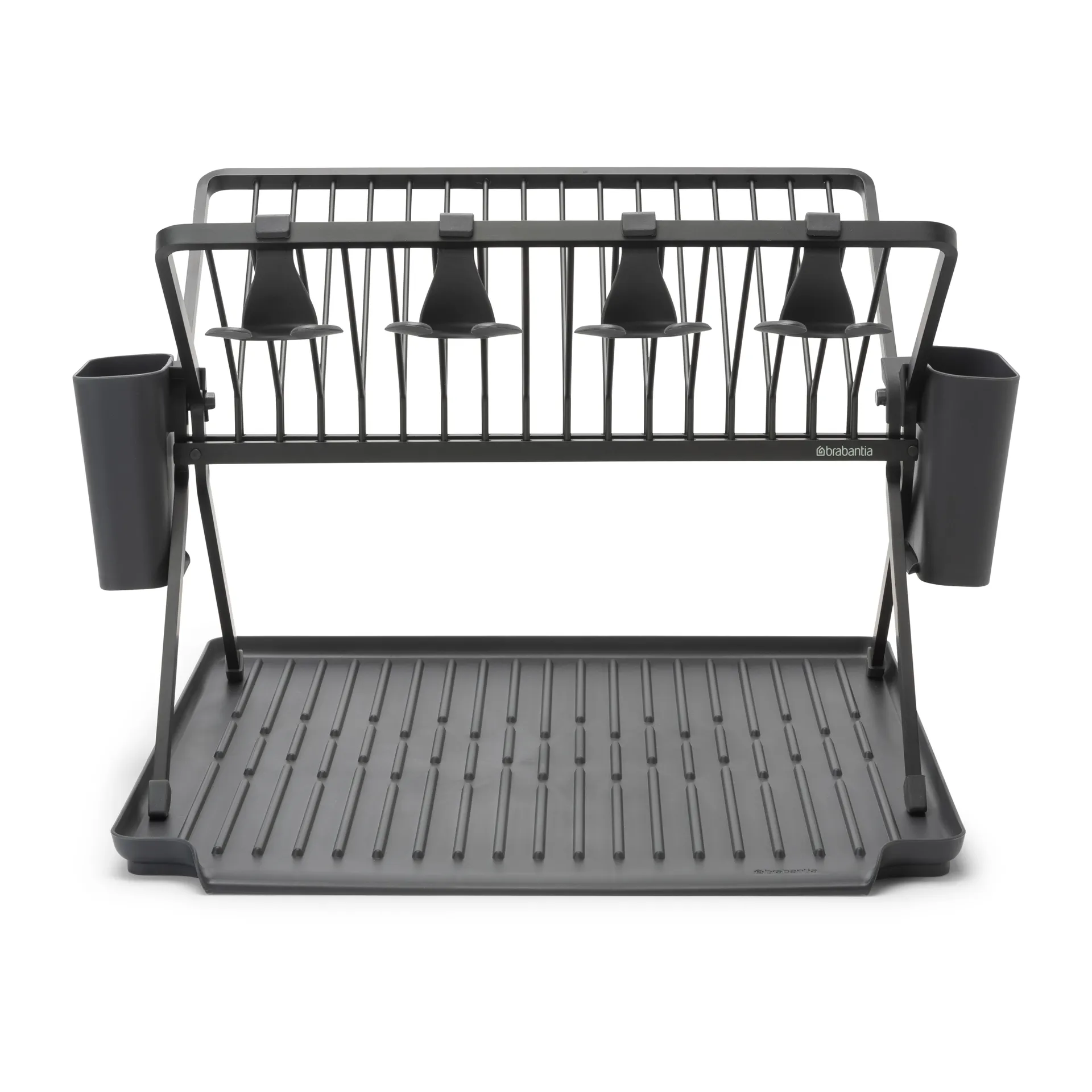 Sinkside 可折叠碗碟架51cm, 深灰色 Brabantia