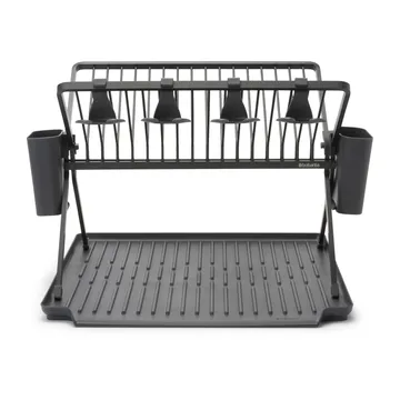 Sinkside 可折叠碗碟架51cm - 深灰色 - Brabantia