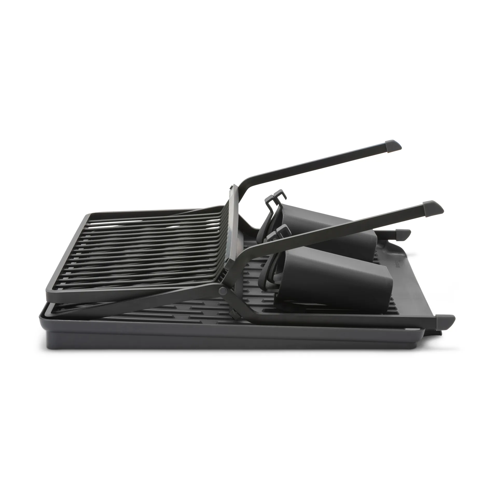 Sinkside 可折叠碗碟架51cm, 深灰色 Brabantia