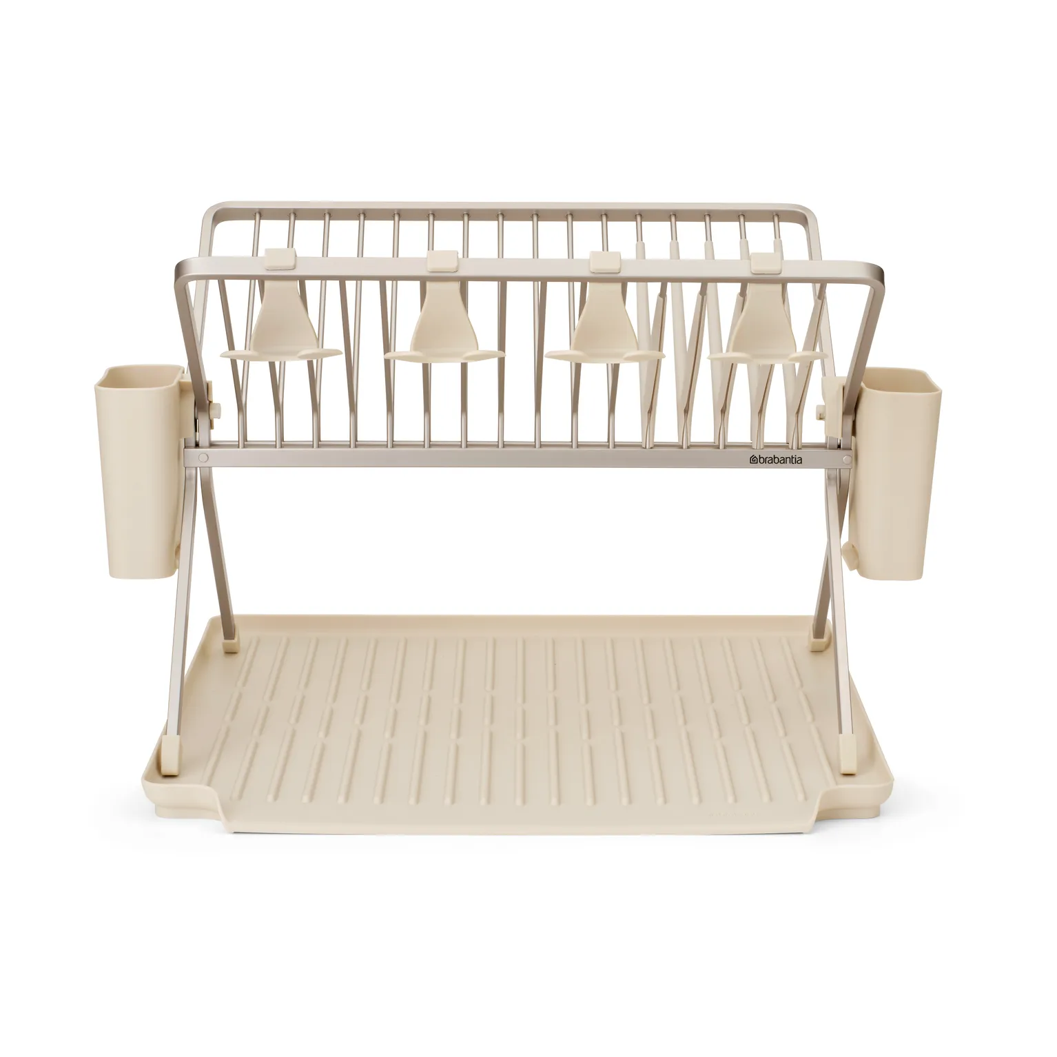 Sinkside 可折叠碗碟架51cm, 柔米色 Brabantia