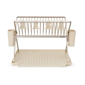Sinkside 可折叠碗碟架51cm - 柔米色 - Brabantia