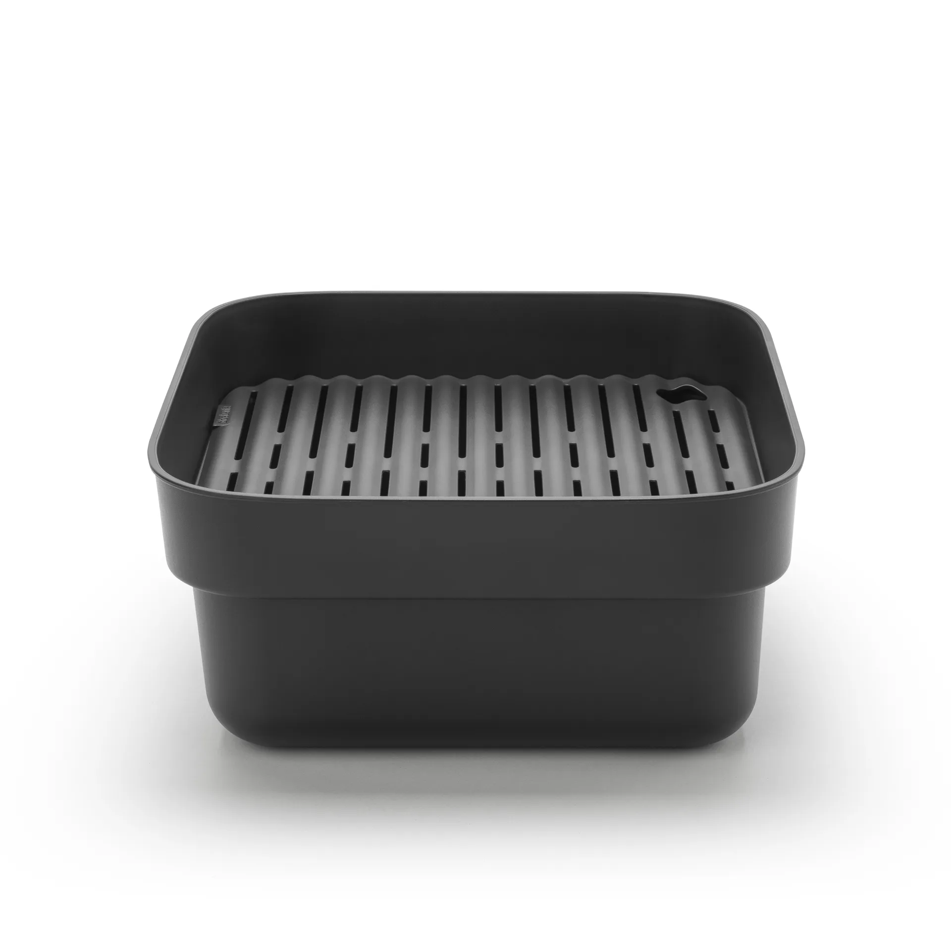 Sinkside dish 碗  with drying tray 34x37 cm, Dark 灰色 Brabantia