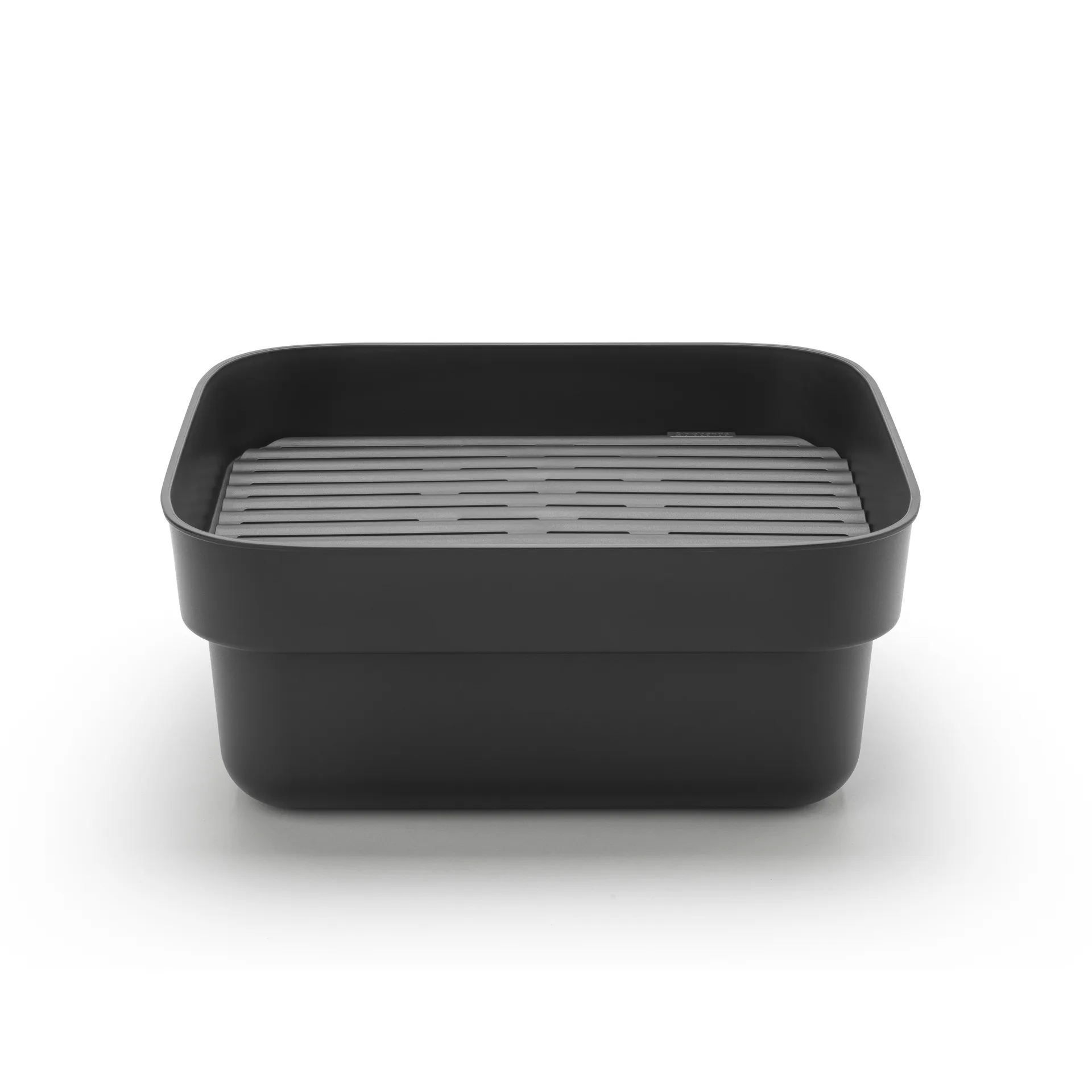 Sinkside dish 碗  with drying tray 34x37 cm, Dark 灰色 Brabantia