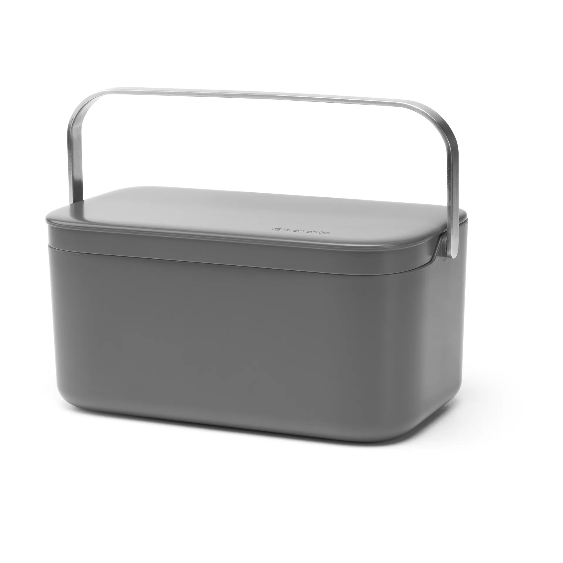 Sinkside food waste bin 13x22 cm, Dark 灰色 Brabantia