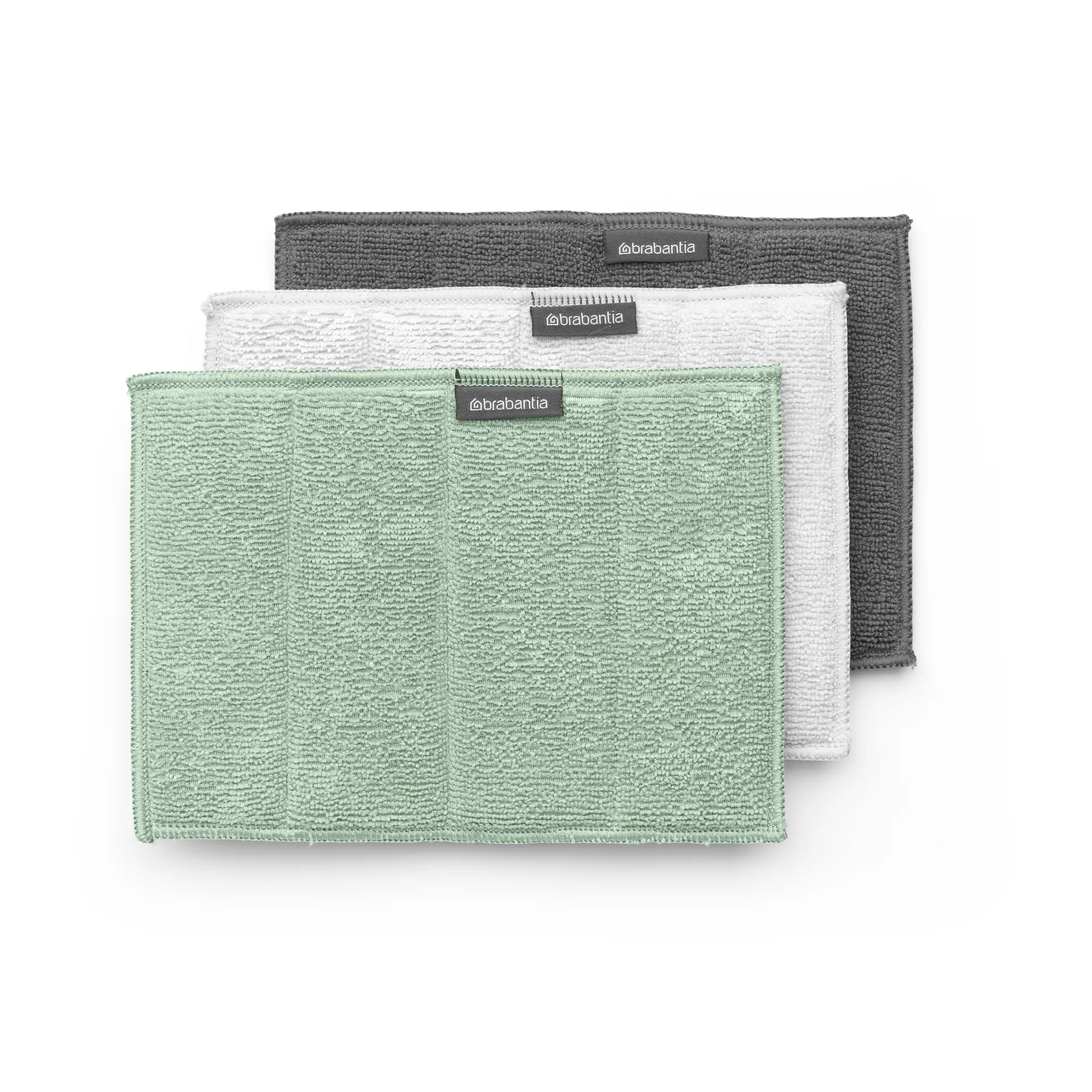 Sinkside sponge microfiber 三件套装, Jade 绿色 Brabantia