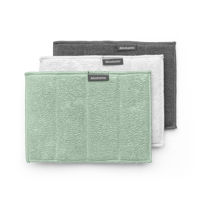 Sinkside sponge microfiber 三件套装 - Jade 绿色 - Brabantia