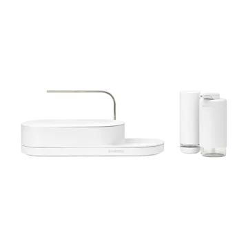 SinkStyle 水槽收纳套装 3件装 - 矿物清新白色 - Brabantia