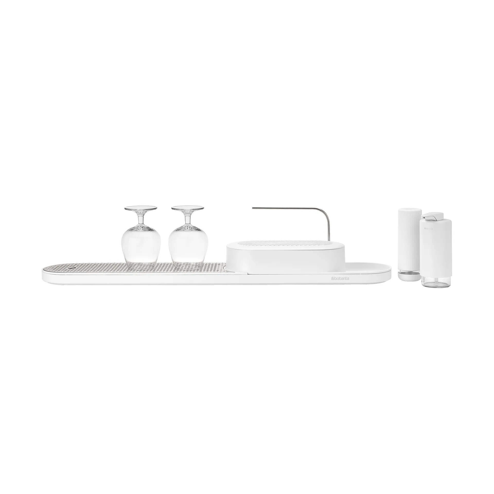 SinkStyle 水槽收纳套装 4件装, 矿物清新白色 Brabantia