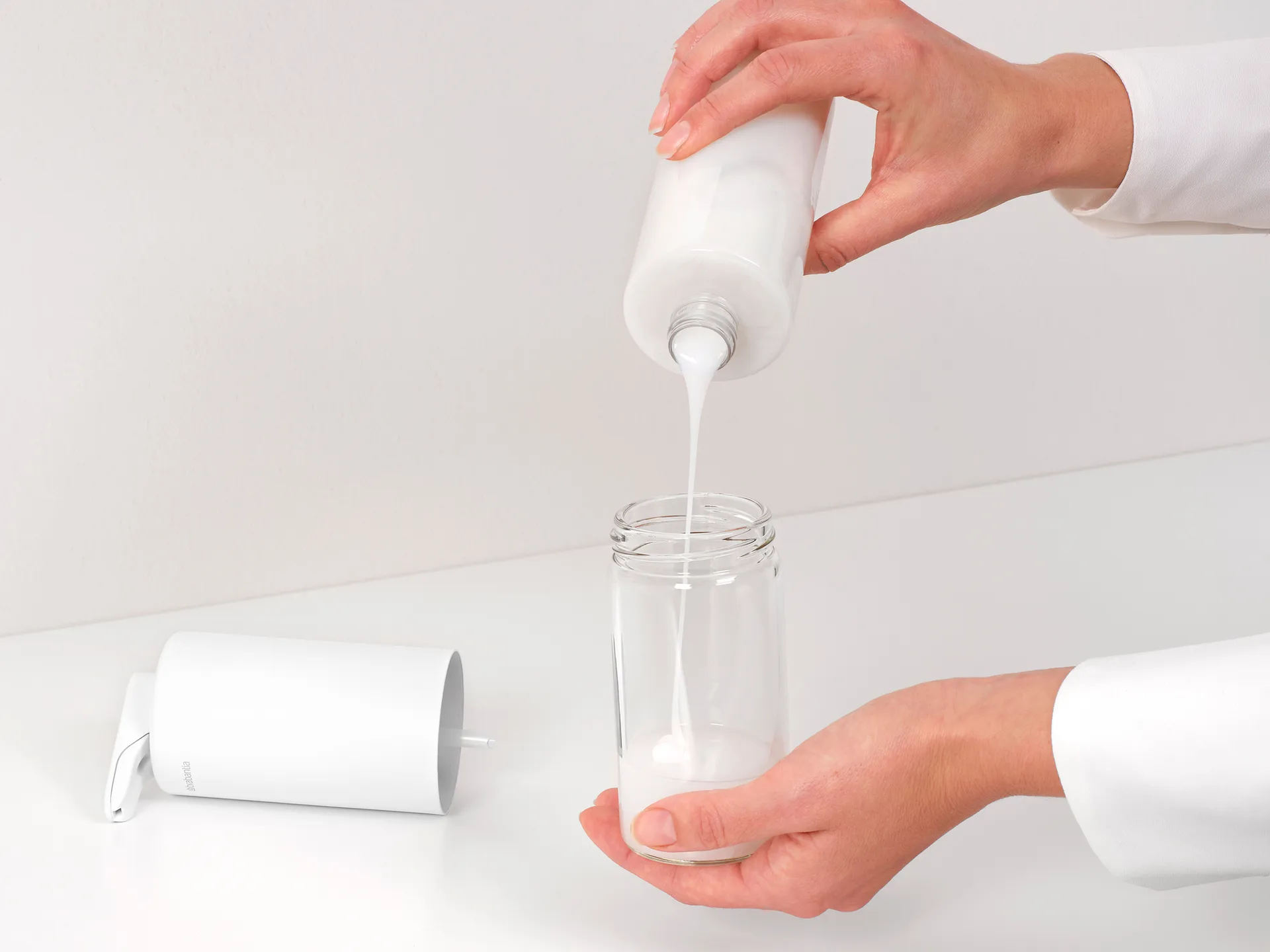 SinkStyle 皂液器, Mineral Fresh White Brabantia