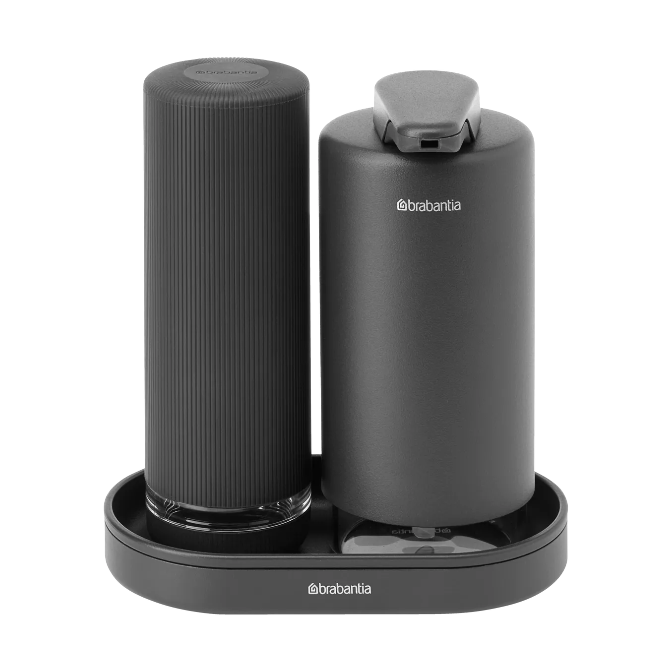 SinkStyle 皂瓶洗衣液瓶套装, 矿物无限灰色 Brabantia