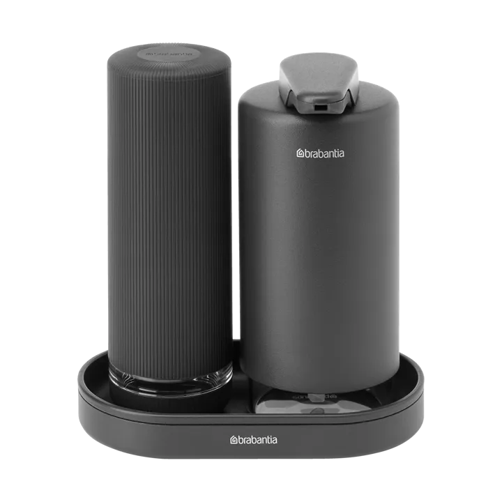 SinkStyle 皂瓶洗衣液瓶套装 - 矿物无限灰色 - Brabantia