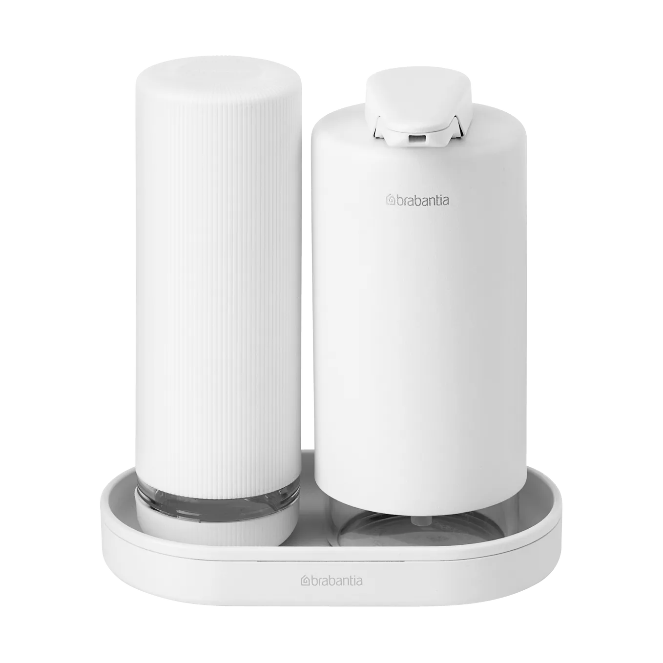 SinkStyle 皂瓶洗衣液瓶套装, 矿物清新白色 Brabantia