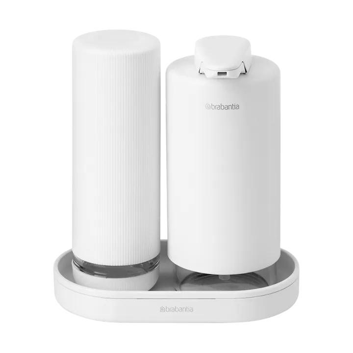 SinkStyle 皂瓶洗衣液瓶套装 - 矿物清新白色 - Brabantia