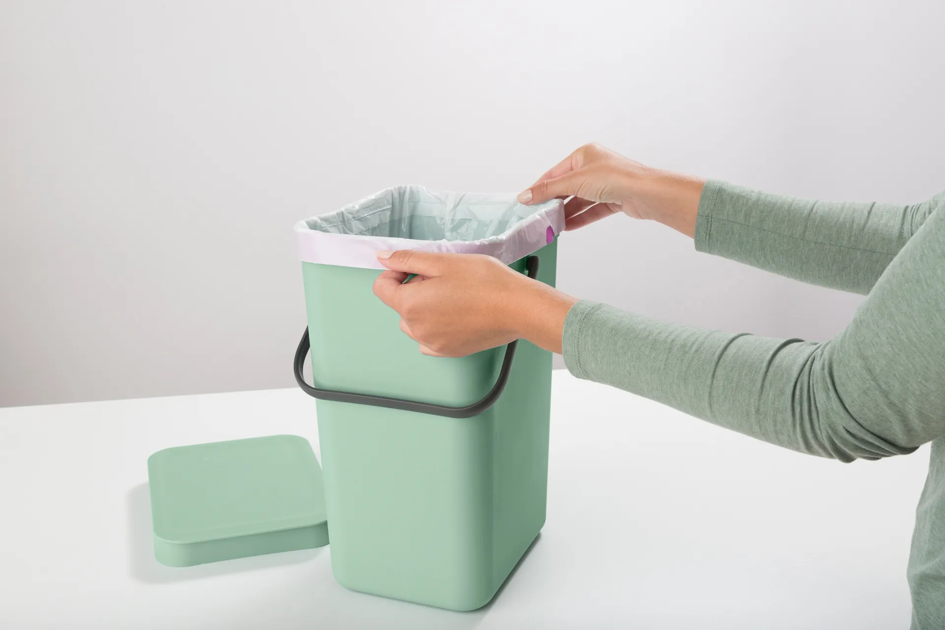 Sort & Go 垃圾桶 12升, 翡翠绿 Brabantia