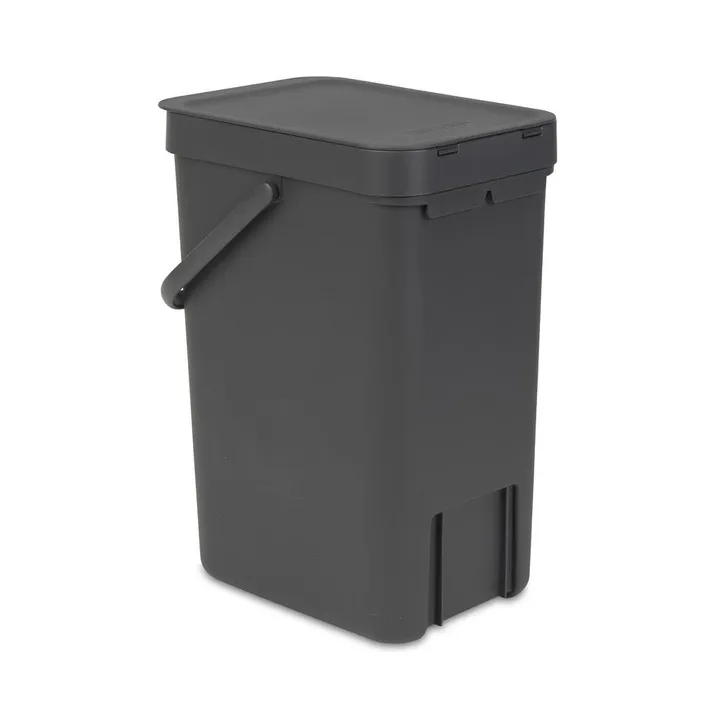 Sort & Go 垃圾桶 12升 - 灰色 - Brabantia