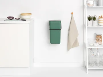 Sort & Go 分类垃圾桶 16升 - 冷杉绿色 - Brabantia