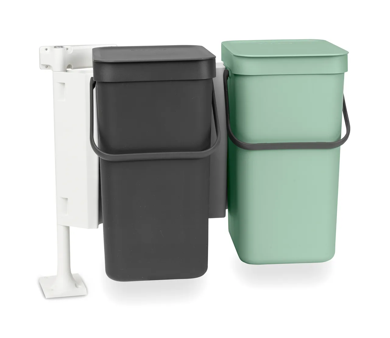 内置分类系统 Sort & Go 2x12L, 深灰色_翡翠绿色 Brabantia