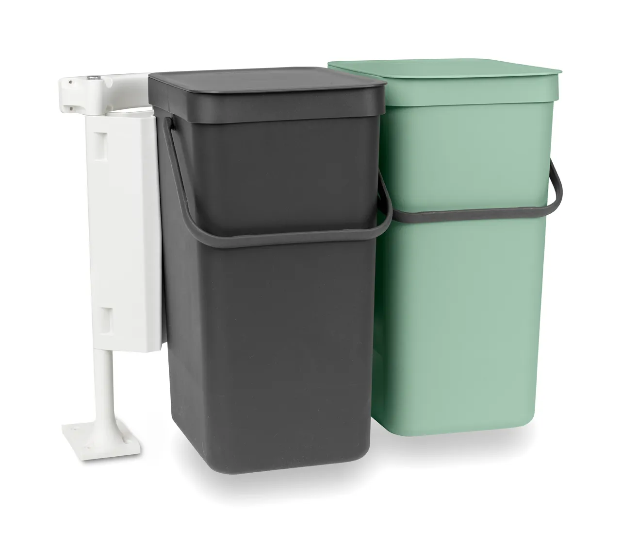 内置分类系统 Sort & Go 2x16L, 深灰色_翡翠绿色 Brabantia