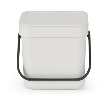Sort & Go 分类垃圾桶 3升 - Light 灰色 - Brabantia