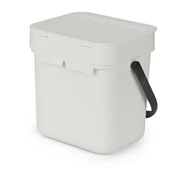 Sort & Go 分类垃圾桶 3升 - Light 灰色 - Brabantia