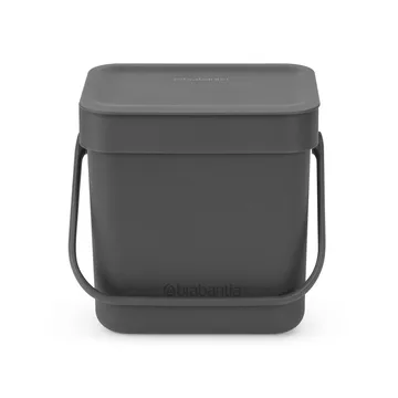 Sort & Go 分类垃圾桶 3升 - 灰色 - Brabantia