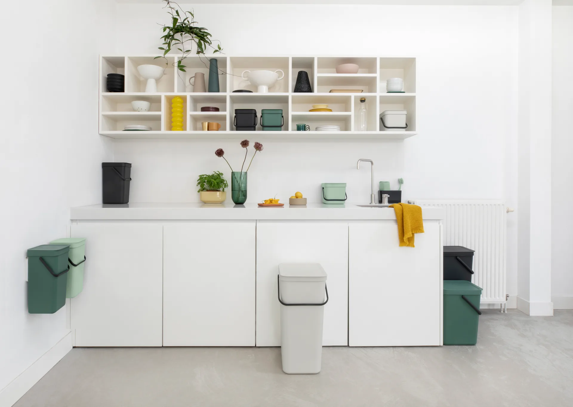 Sort & Go 垃圾桶3升, 翡翠绿 Brabantia