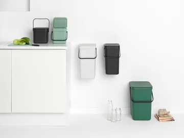 Sort & Go 垃圾桶3升 - 翡翠绿 - Brabantia