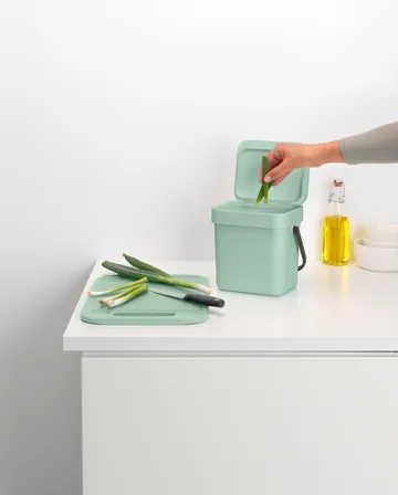 Sort & Go 垃圾桶3升 - 翡翠绿 - Brabantia