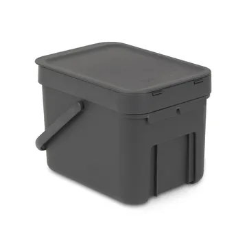 Sort & Go 分类垃圾桶 6升 - 灰色 - Brabantia