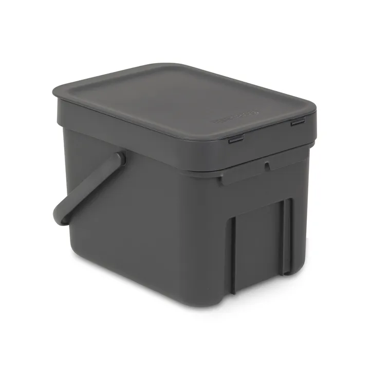Sort & Go 垃圾桶 6升 - 灰色 - Brabantia