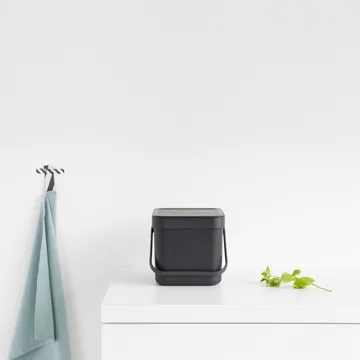 Sort & Go 分类垃圾桶 6升 - 灰色 - Brabantia