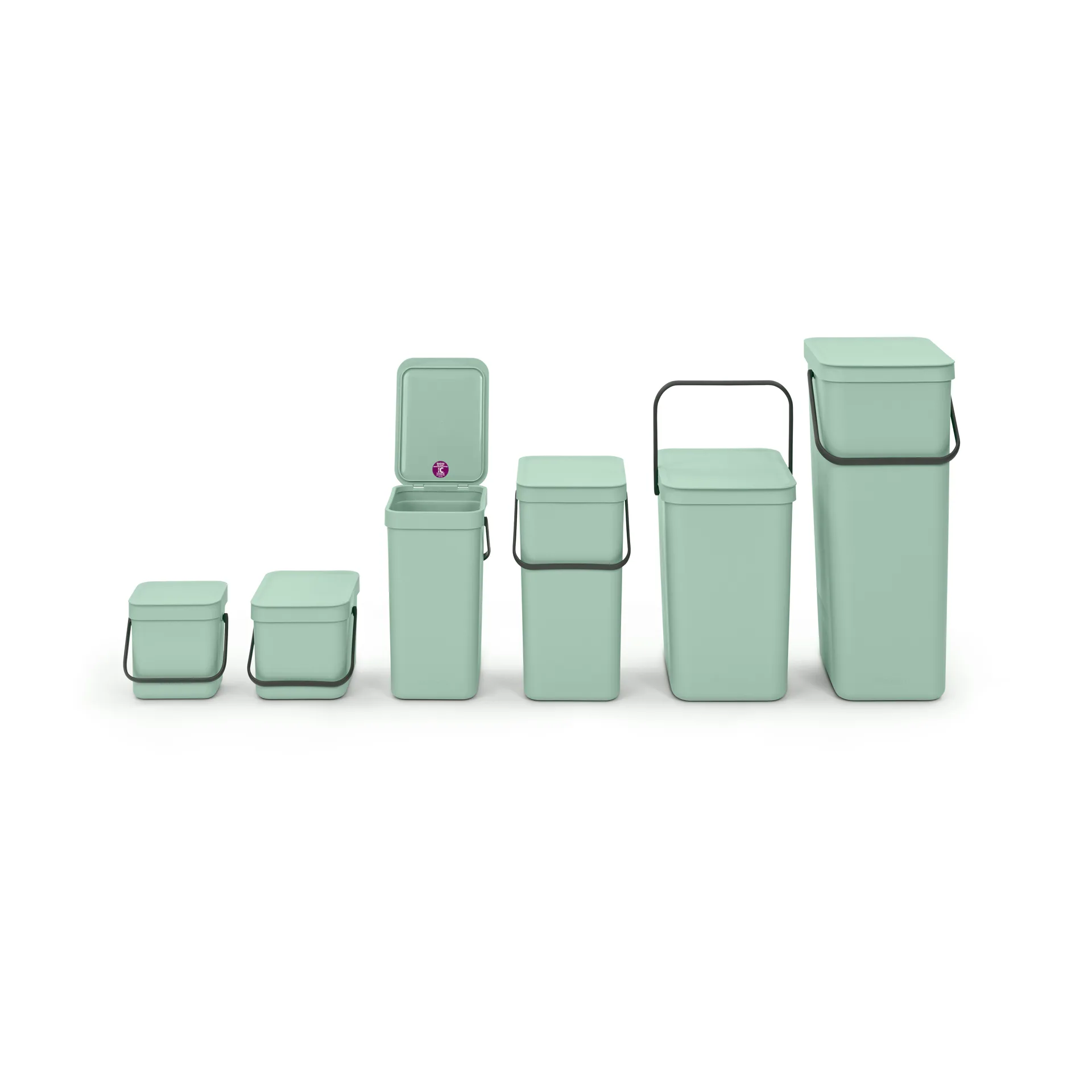 Sort & Go waste bin 3 L, Jade 绿色 Brabantia