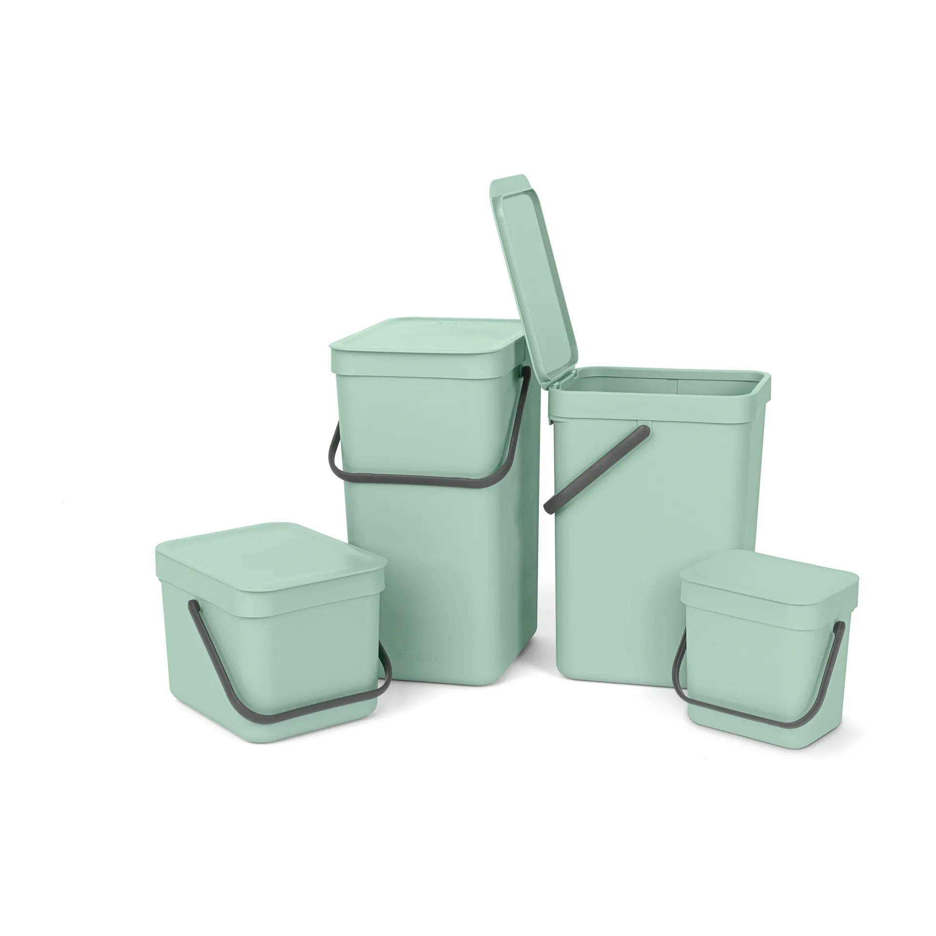 Sort & Go waste bin 3 L, Jade 绿色 Brabantia