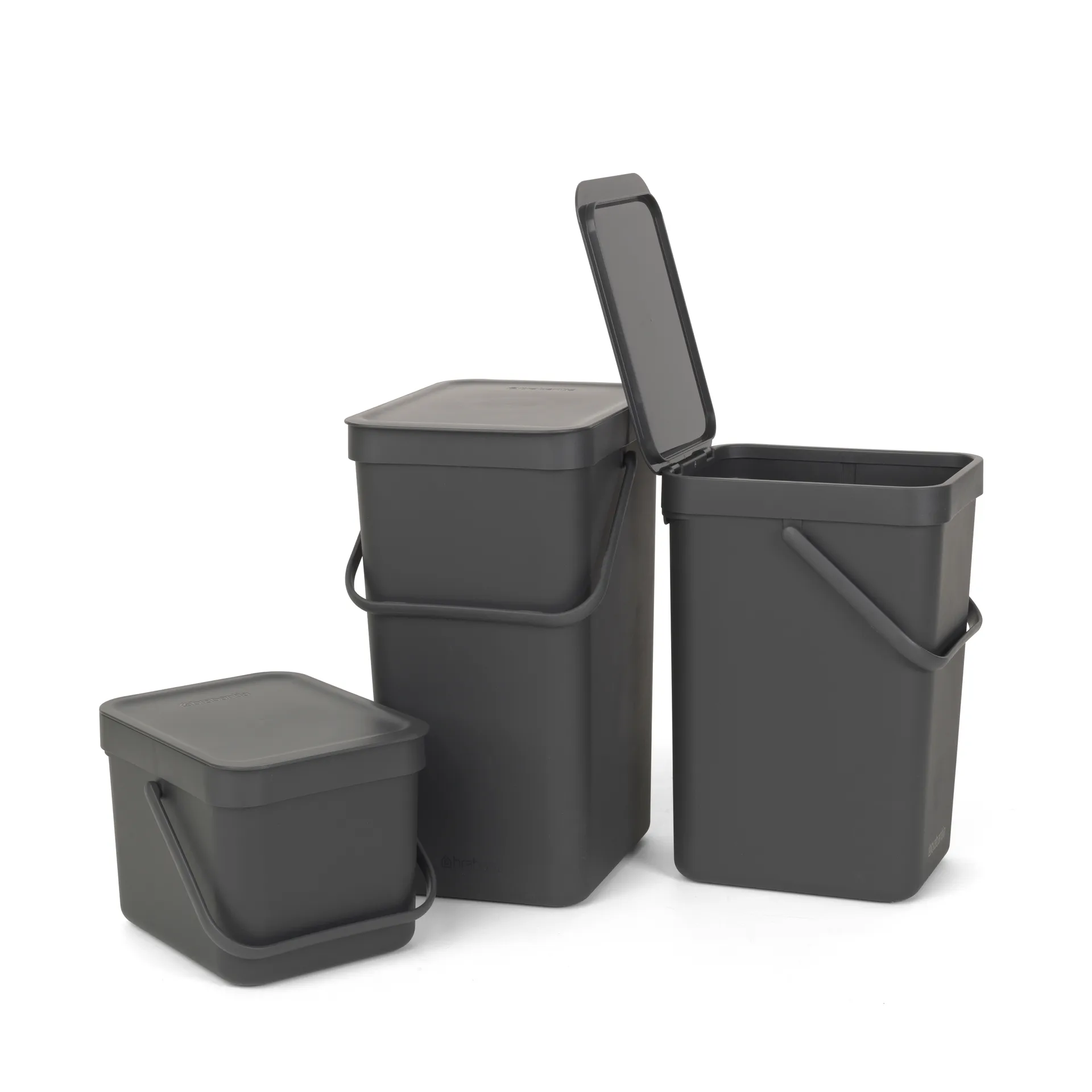 Sort & Go waste bin 6 l., 灰色 Brabantia