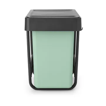 Sort&Go 嵌入式分类垃圾桶 2x15升 - 深灰色 - Brabantia
