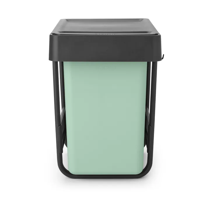 Sort&Go 嵌入式分类垃圾桶 2x15升 - 深灰色 - Brabantia