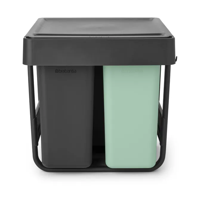 Sort&Go Built-in Bins, 10+10+20 L, 深灰色 Brabantia