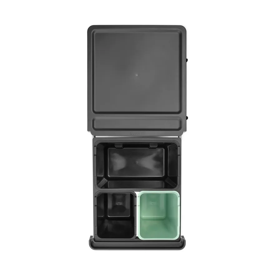 Sort&Go Built-in Bins, 10+10+20 L, 深灰色 Brabantia