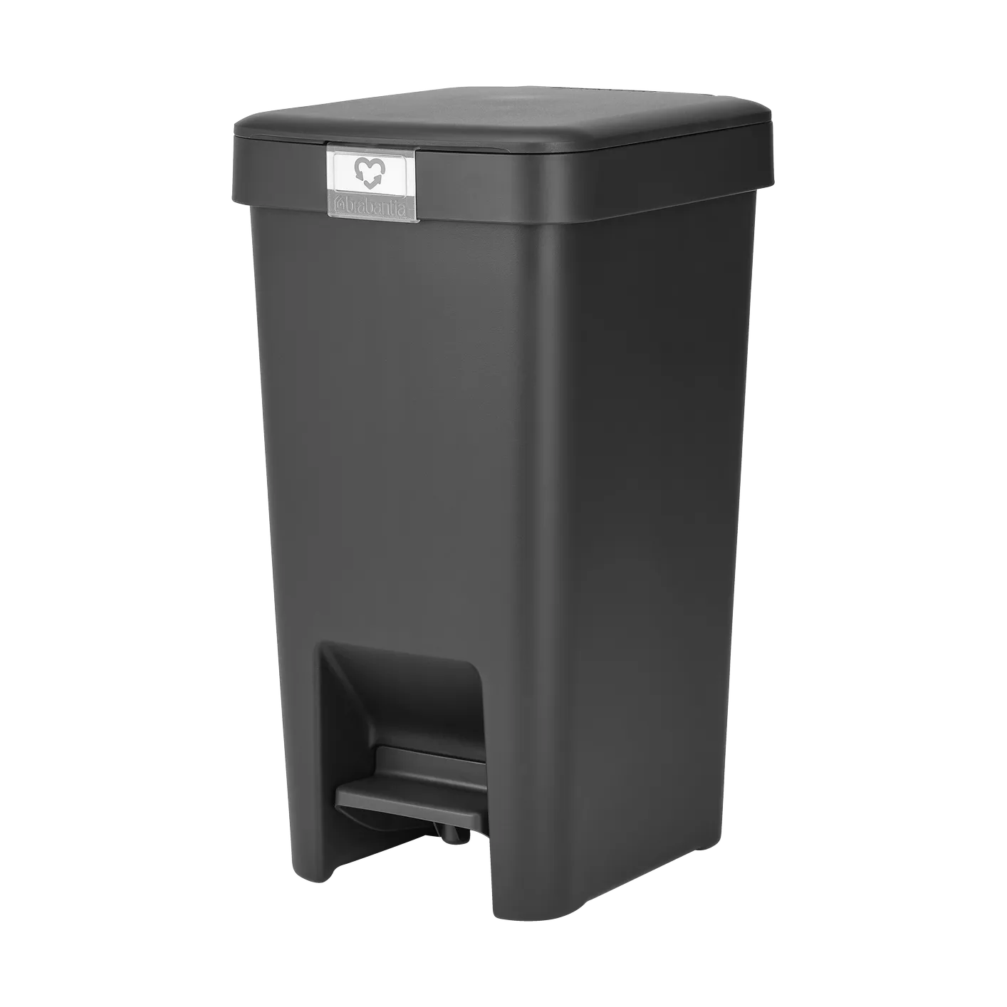 StepUp 脚踏式桶 10 L, Dark grey Brabantia