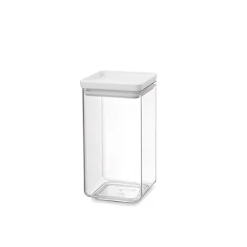 TASTY+ 方形收纳罐1.6升 - Light 灰色 - Brabantia