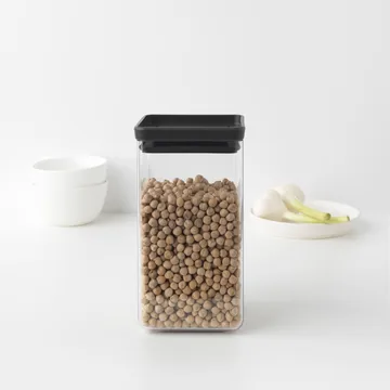 TASTY+ 方形收纳罐1.6升 - 深灰色 - Brabantia
