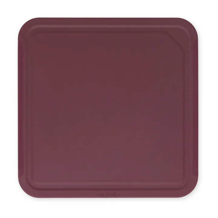 TASTY+ 中号切菜板25x25cm - 茄紫色_红色 - Brabantia