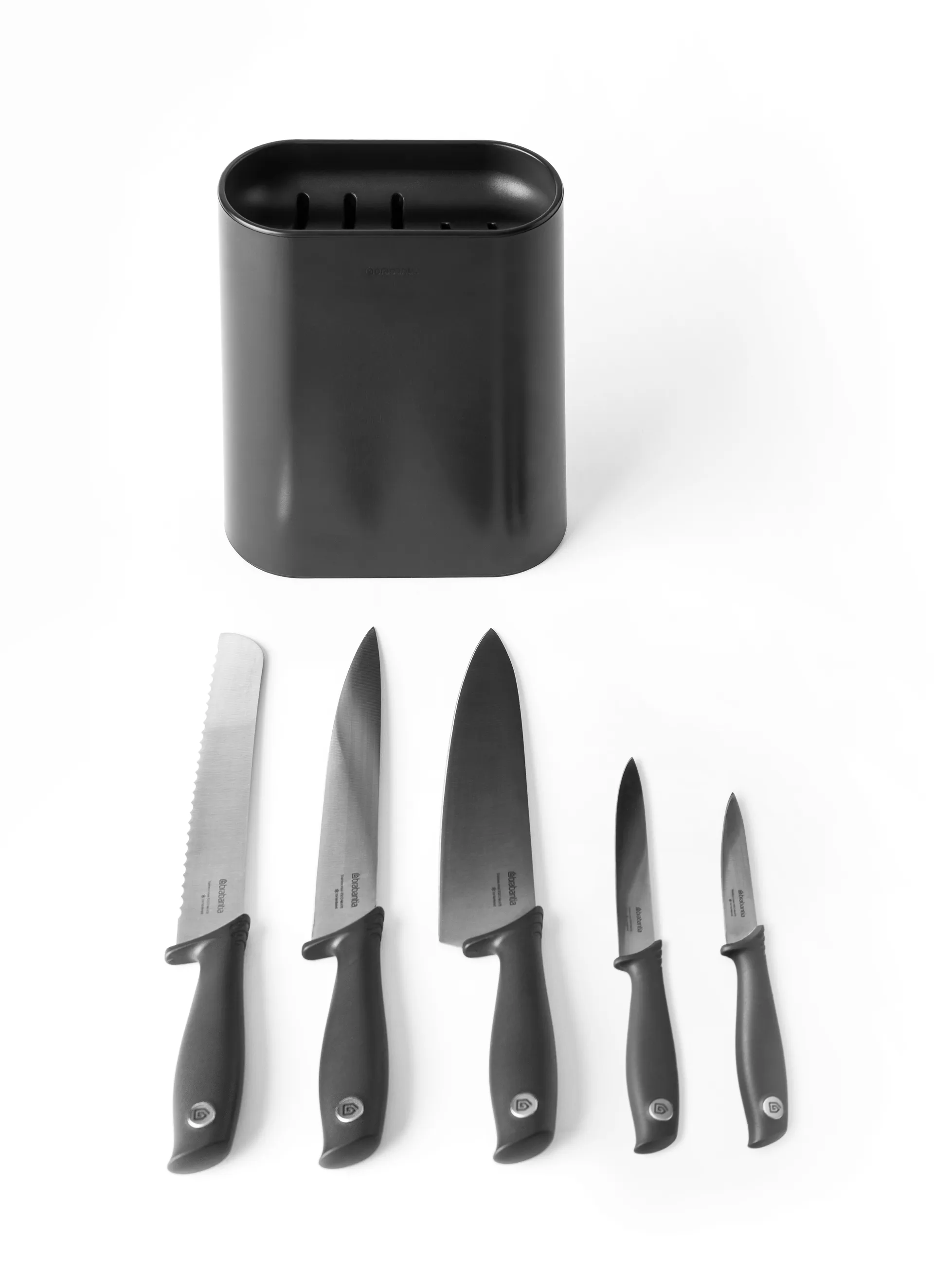 Tasty 立式刀座家用厨房实用小工具, 5把刀 Brabantia
