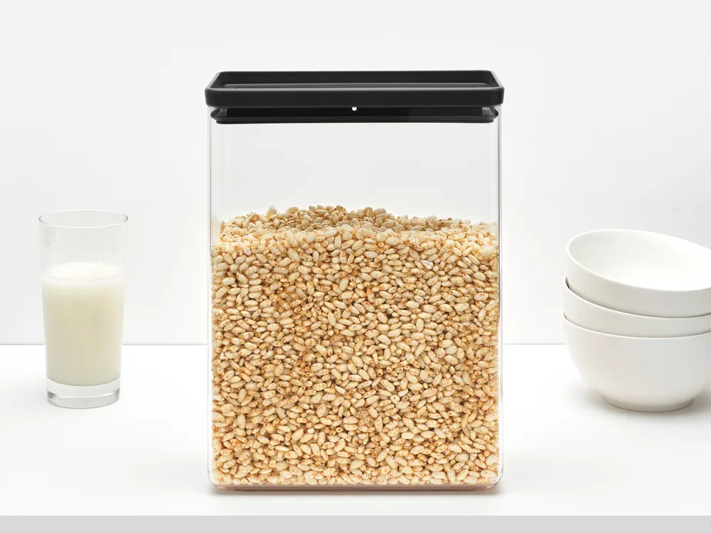 TASTY+ 可堆叠收纳盒 5.4升, 深灰色 Brabantia