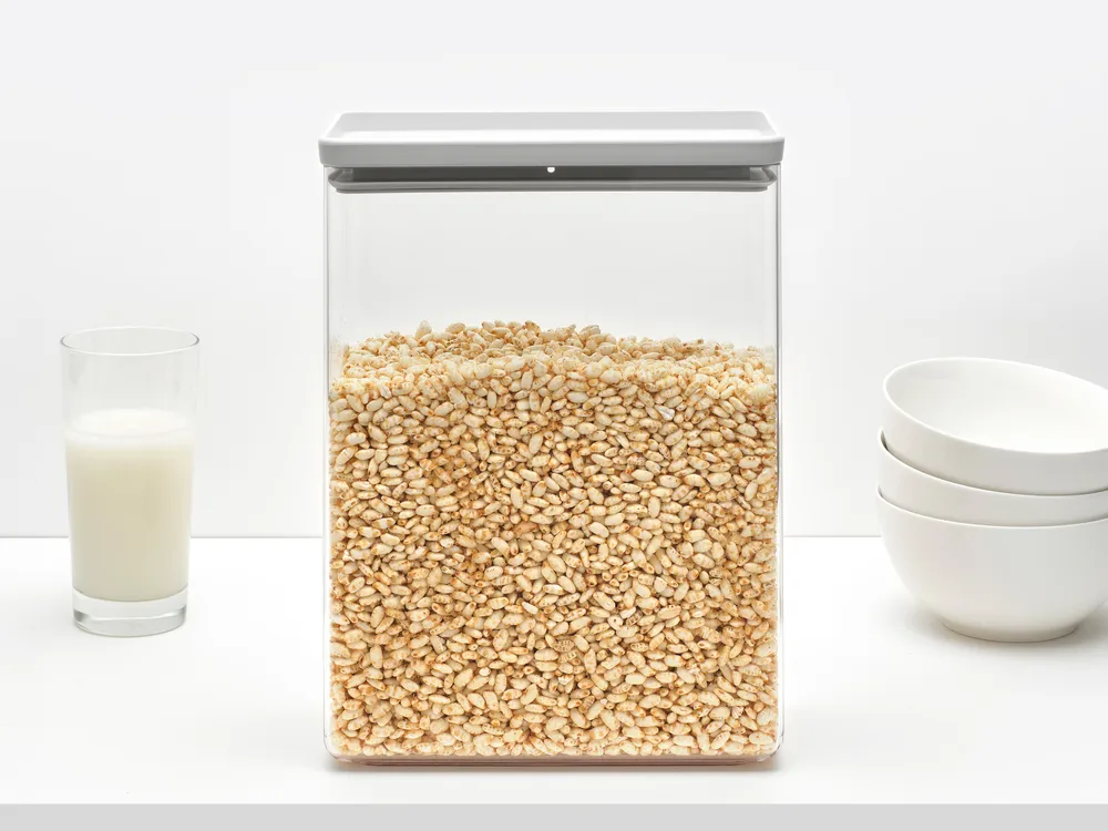 TASTY+ 可堆叠收纳盒 5.4升, 浅灰色 Brabantia