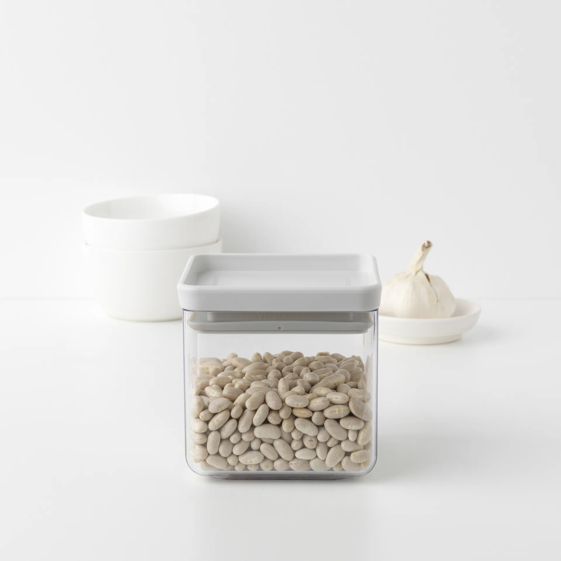 TASTY+ square storage jar 0.7 L, Light 灰色 Brabantia