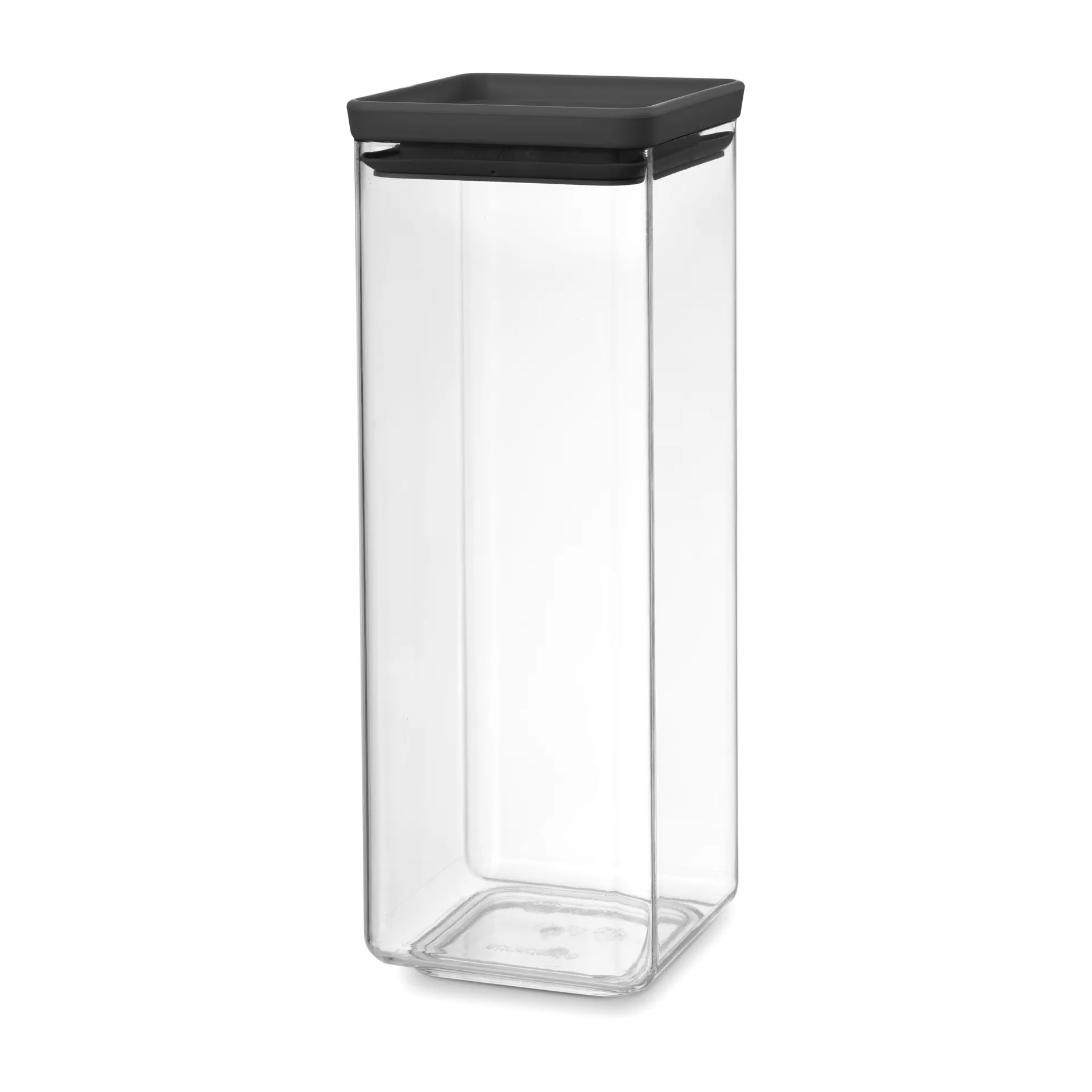 TASTY+ square storage jar 2.5 L, Dark 灰色 Brabantia
