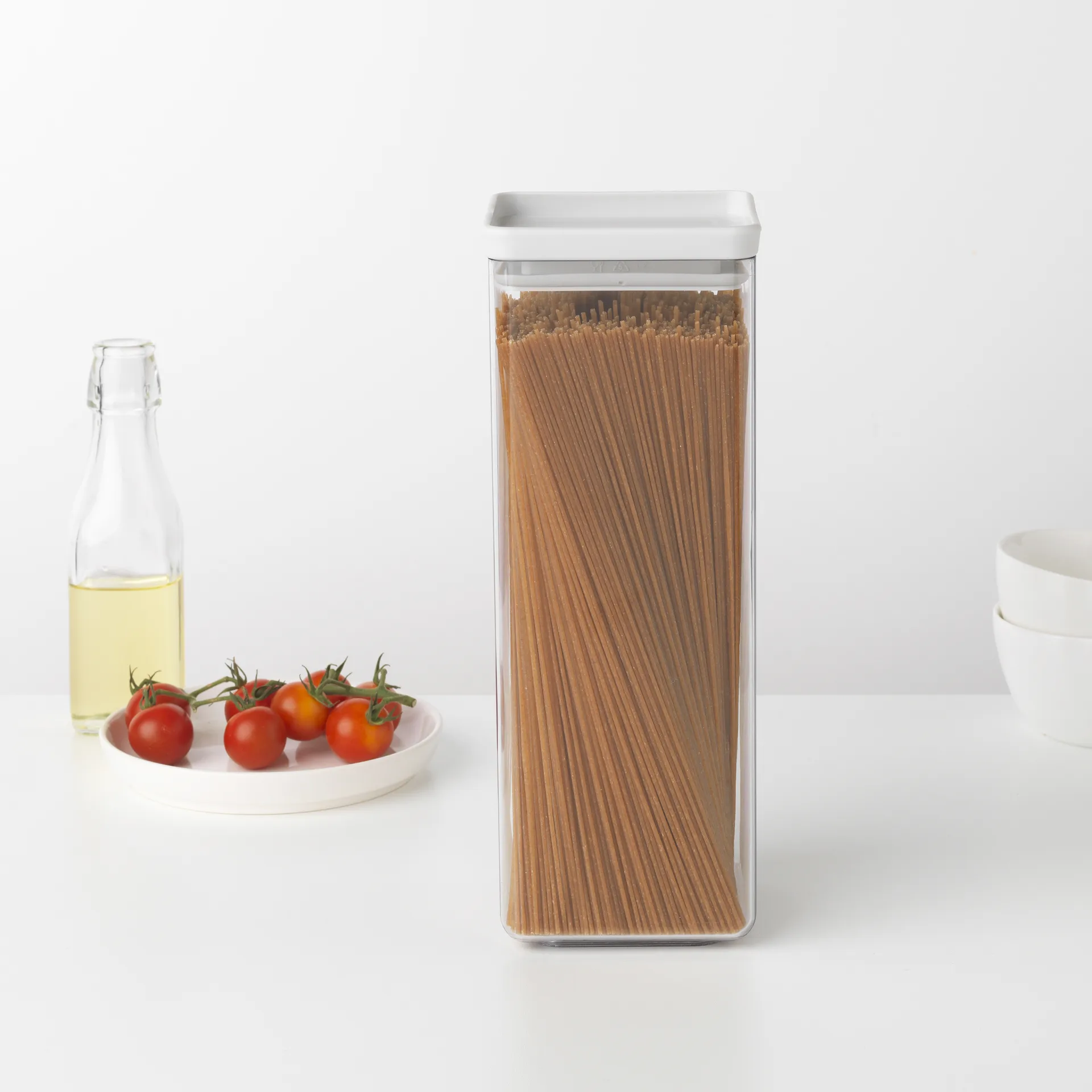TASTY+ square storage jar 2.5 L, Light 灰色 Brabantia