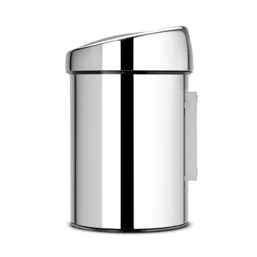 Touch Bin 3升壁挂式垃圾桶 - 亮面钢 - Brabantia