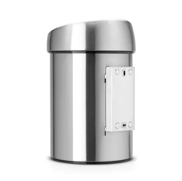 Touch Bin 3升壁挂式垃圾桶 - 哑光钢 - Brabantia